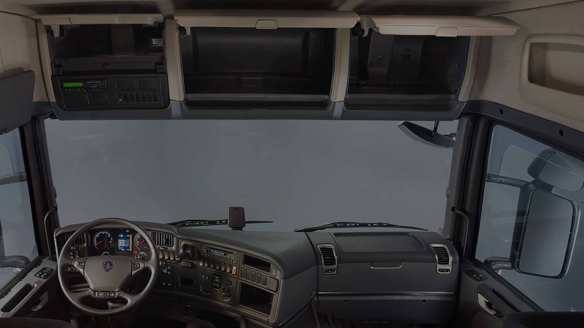 Интерьер автомобиля Scania